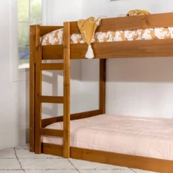 Twin Over Twin Indy Contemporary Solid Wood Bunk Bed - Saracina Home -Living Room Furniture Store GUEST 4a0f4a9c a98f 4d78 b813 b4f75faf1c25