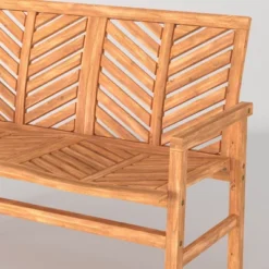 Slatted Chevron Acacia Wood Patio Loveseat – Saracina Home 30 Slatted Chevron Acacia Wood Patio Loveseat – Saracina Home -Living Room Furniture Store GUEST 4a574b41 46e1 4ef8 8a5b ab916811f1ac