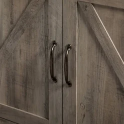 2 Door Farmhouse Highboy TV Stand For TVs Up To 65" Gray Wash - Saracina Home -Living Room Furniture Store GUEST 4b4984d8 e9f1 4a05 9b39 067fe3bd2d6b