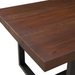 72" Modern Farmhouse Solid Wood Distressed Plank Top Dining Table - Saracina Home -Living Room Furniture Store GUEST 4c7771cf 0134 4e60 af5f adf6bf8766c0