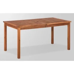 3pc Acacia Wood X Design Outdoor Patio Dining Set - Brown - Saracina Home 10 3pc Acacia Wood X Design Outdoor Patio Dining Set - Brown - Saracina Home -Living Room Furniture Store GUEST 4f8f83d1 0318 427f 81b6 4a075466df6f