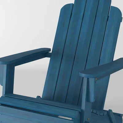 Genovia Transitional Acacia Wood Outdoor Adirondack Chair With Wine Holder - Saracina Home 13 Genovia Transitional Acacia Wood Outdoor Adirondack Chair With Wine Holder - Saracina Home - Image 13