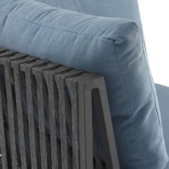 Outdoor Modern Modular Patio Corner Chair Blue - Saracina Home -Living Room Furniture Store GUEST 529519ff 7501 4797 8653 195f43953d8a