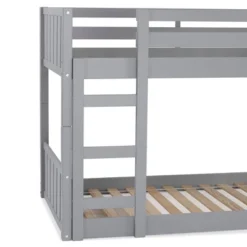 Twin Over Twin Wood Detachable Slat Bunk Bed - Saracina Home -Living Room Furniture Store GUEST 53638020 1e90 4d76 aed0 938e320e55cc