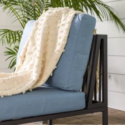 Outdoor Modern Modular Patio Side Chair Blue - Saracina Home 17 Outdoor Modern Modular Patio Side Chair Blue - Saracina Home -Living Room Furniture Store GUEST 53ce51f2 2985 4166 9744 dd38cb735116