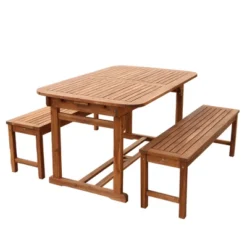 Ravenscroft 3pc Modern Boho Acacia Wood Slat Top Outdoor Dining Set - Saracina Home 15 Ravenscroft 3pc Modern Boho Acacia Wood Slat Top Outdoor Dining Set - Saracina Home -Living Room Furniture Store GUEST 57b4cbbf fc6d 4808 9aa4 45ac4d52a8c4