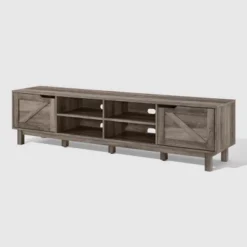 Modern Rustic 2 Door Storage TV Stand For TVs Up To 80" - Saracina Home 16 Modern Rustic 2 Door Storage TV Stand For TVs Up To 80" - Saracina Home -Living Room Furniture Store GUEST 58d9a384 e62b 4e25 93a3 444225e5dccd