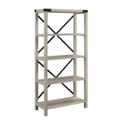 64" Sophie Industrial X Frame Bookshelf - Saracina Home -Living Room Furniture Store GUEST 5bc74c7d 1f9b 4172 9e11 1b6497726bcc