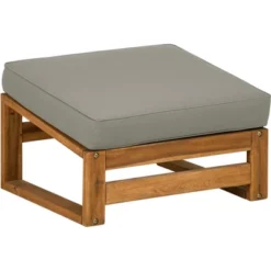 Galia 2pc Square Leg Acacia Wood Chair And Ottoman With Cushions - Brown - Saracina Home 29 Galia 2pc Square Leg Acacia Wood Chair And Ottoman With Cushions - Brown - Saracina Home -Living Room Furniture Store GUEST 5c6ac659 1ca2 40a2 b2a8 c48f709d346f