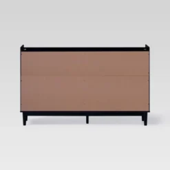 Mid-Century Modern Solid Wood 6 Drawer Double Dresser - Saracina Home -Living Room Furniture Store GUEST 5f090afd 37f5 4daa 8914 8d9b7dc39b9c