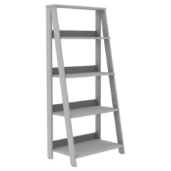 55" Thatcher Transitional Wood 4 Shelf Ladder Bookshelf - Saracina Home 24 55" Thatcher Transitional Wood 4 Shelf Ladder Bookshelf - Saracina Home -Living Room Furniture Store GUEST 5f5fe91f 129b 4cf6 9611 e5e32c5fc78a