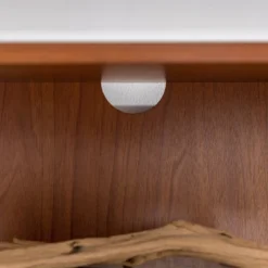 2 Door Mid-Century Modern Wood Storage TV Stand For TVs Up To 65" - Saracina Home -Living Room Furniture Store GUEST 64f7cffc 7bef 405b b8df 05665f854e60