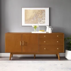 70" Mid-century Modern 3 Drawer And 2 Door Sideboard - Saracina Home 8 70" Mid-century Modern 3 Drawer And 2 Door Sideboard - Saracina Home -Living Room Furniture Store GUEST 653d3b71 c739 47e6 833f f569b8ad58be