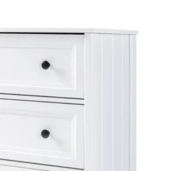 Classic 6 Drawer Groove Dresser White - Saracina Home -Living Room Furniture Store GUEST 67511c73 ad27 4ef3 8073 6d774eb42b82