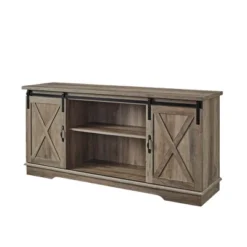 Modern Transitional Sliding Barndoor TV Stand For TVs Up To 65"- Saracina Home 37 Modern Transitional Sliding Barndoor TV Stand For TVs Up To 65"- Saracina Home -Living Room Furniture Store GUEST 693360a1 c63d 4f0c b1fe df6988b47d91