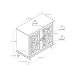 Versatile Fretwork Accent Storage Cabinet Blue - Saracina Home 9 Versatile Fretwork Accent Storage Cabinet Blue - Saracina Home -Living Room Furniture Store GUEST 697d5268 2e95 4a8c bba4 baa50dfae025