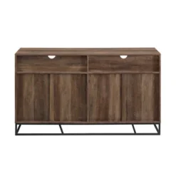 58" 4 Door Contemporary Storage Console Sideboard - Saracina Home -Living Room Furniture Store GUEST 69b94c38 9b20 4626 8fee 903639929fc2