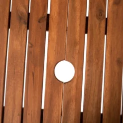 Acacia Wood Patio Simple Rectangle Dining Table - Saracina Home -Living Room Furniture Store GUEST 6a8e9a16 57d6 4524 a5c0 ac48c138f6b8