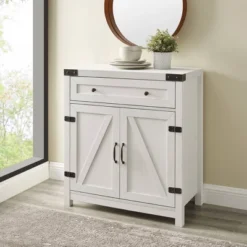 Clarabelle Rustic Farmhouse Barn Door Accent Cabinet - Saracina Home -Living Room Furniture Store GUEST 6c103768 a54e 40a3 9506 75e3ec77e2f5