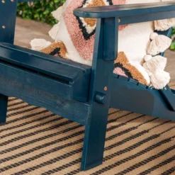 Genovia Transitional Acacia Wood Outdoor Adirondack Chair With Wine Holder - Saracina Home 27 Genovia Transitional Acacia Wood Outdoor Adirondack Chair With Wine Holder - Saracina Home -Living Room Furniture Store GUEST 6cfd8133 dbb2 46d0 bd03 d839a587888a