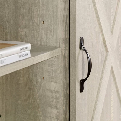 Modern Transitional Sliding Barndoor TV Stand For TVs Up To 65"- Saracina Home 8 Modern Transitional Sliding Barndoor TV Stand For TVs Up To 65"- Saracina Home - Image 8