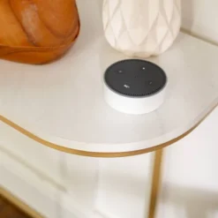 Megan Modern Glam Curved Console Table Faux White Marble/Gold - Saracina Home -Living Room Furniture Store GUEST 6f42b30d 589f 4a58 8a10 4952e3db86f4