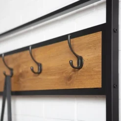 72" Urban Farmhouse Mixed Material Hall Tree - Saracina Home 14 72" Urban Farmhouse Mixed Material Hall Tree - Saracina Home -Living Room Furniture Store GUEST 756fb92c 4f24 459b b5d0 220e565e23e8