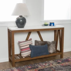 Taylen A Frame Farmhouse Entryway Console Table - Saracina Home 16 Taylen A Frame Farmhouse Entryway Console Table - Saracina Home -Living Room Furniture Store GUEST 76f4c9d4 b52c 4469 9847 b59e551e4d99