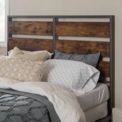 Queen Urban Chic Metal And Wood Plank Bed Brown - Saracina Home 11 Queen Urban Chic Metal And Wood Plank Bed Brown - Saracina Home -Living Room Furniture Store GUEST 78298f79 4b56 4b36 9286 ecf432a2b0f1