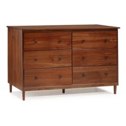 Stiva Classic Mid-Century Modern Horizontal 6 Drawer Dresser - Saracina Home -Living Room Furniture Store GUEST 78791d89 6431 4350 b98b c4637b18a0d0