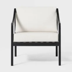 Saracina Home Mid-Century Modern Slatted Outdoor Acacia Arm Chair With Cushion 12 Saracina Home Mid-Century Modern Slatted Outdoor Acacia Arm Chair With Cushion -Living Room Furniture Store GUEST 7cf345e7 21e6 40c3 919e b797a68681bf