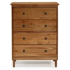 Stiva Classic Mid-Century Modern Vertical 4 Drawer Dresser - Saracina Home 9 Stiva Classic Mid-Century Modern Vertical 4 Drawer Dresser - Saracina Home -Living Room Furniture Store GUEST 7d52ef34 1e46 4920 a3a1 34d91177eaef