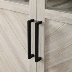 68" Boho Modern Tall Storage Wood Cabinet - Saracina Home -Living Room Furniture Store GUEST 7defbb6d e2c7 44b1 940f 932ad723a934