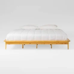 Boho Solid Wood King Platform Bed - Saracina Home -Living Room Furniture Store GUEST 8007777a 95c2 4f39 9349 b2d59b34eaa2