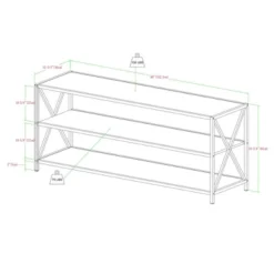 Modern Industrial X Frame Metal And Wood Media Bookshelf - Saracina Home 11 Modern Industrial X Frame Metal And Wood Media Bookshelf - Saracina Home -Living Room Furniture Store GUEST 8114e89b 4ca1 4593 849f a5bb742b3414