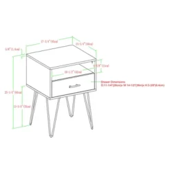 Amal Modern Single Drawer Hairpin Leg Nightstand - Saracina Home -Living Room Furniture Store GUEST 85221b46 3951 4966 a164 582c3efa59c9