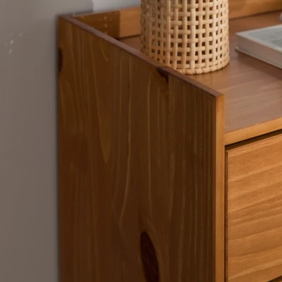 Mid-Century Modern Solid Wood 5 Drawer Chest Of Drawers - Saracina Home 11 Mid-Century Modern Solid Wood 5 Drawer Chest Of Drawers - Saracina Home - Image 11