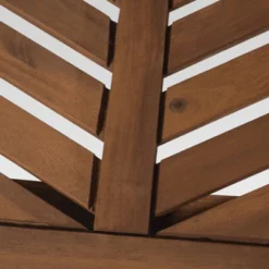 3pc Slatted Chevron Acacia Wood Patio Chat Set - Saracina Home -Living Room Furniture Store GUEST 8ad2bb5f 0ed3 4947 965e 4cda1165d301