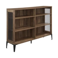 40.25" Grevaldi Urban Industrial Mesh Side Horizontal Bookshelf - Saracina Home 12 40.25" Grevaldi Urban Industrial Mesh Side Horizontal Bookshelf - Saracina Home -Living Room Furniture Store GUEST 8d931a33 f2ff 4204 bd32 18c0db0e9995
