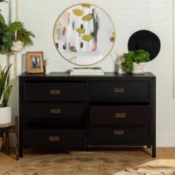 Classic Horizontal Bedroom 6 Drawer Dresser - Saracina Home -Living Room Furniture Store GUEST 9080a8f1 98d5 4685 ba09 43aa2fae9293