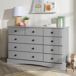 Lauren Classic Transitional 9 Drawer Dresser Storage - Saracina Home -Living Room Furniture Store GUEST 90aa3dde bd80 45a7 97cd 208a0091282e