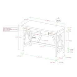 Taylen A Frame Transitional 1 Drawer Writing Desk - Saracina Home 15 Taylen A Frame Transitional 1 Drawer Writing Desk - Saracina Home -Living Room Furniture Store GUEST 942b1814 effd 4e03 9145 5df469a81520