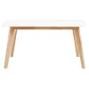 59" Retro Modern Wood Kitchen Dining Table - Saracina Home