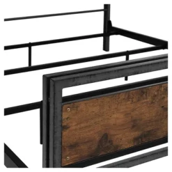 Queen Urban Chic Metal And Wood Plank Bed Brown - Saracina Home 9 Queen Urban Chic Metal And Wood Plank Bed Brown - Saracina Home -Living Room Furniture Store GUEST 96ec04c6 8825 401d a458 94fb7b509933