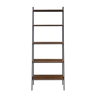 72" Open Storage Ladder Bookshelf - Saracina Home 9 72" Open Storage Ladder Bookshelf - Saracina Home - Image 9