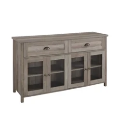 Millia Transitional Farmhouse 4 Door Sideboard With Glass Panels - Saracina Home 20 Millia Transitional Farmhouse 4 Door Sideboard With Glass Panels - Saracina Home -Living Room Furniture Store GUEST 9b6ac529 c417 4296 99e5 b07ffb399067