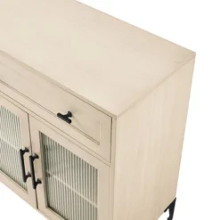 4 Door Reeded Glass Storage Sideboard - Saracina Home -Living Room Furniture Store GUEST 9ee34ddf 05d3 403e 8dd3 71fd14d9fa58