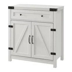 Clarabelle Rustic Farmhouse Barn Door Accent Cabinet - Saracina Home -Living Room Furniture Store GUEST a1139512 2573 4c30 9eb1 fddd79f160e2