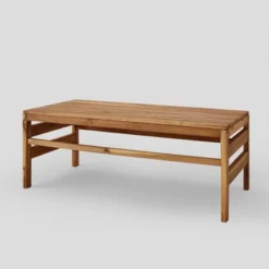 Outdoor Acacia Wood Slatted Coffee Table - Saracina Home -Living Room Furniture Store GUEST a49e20eb 4974 43aa 9ca9 402c859d088f