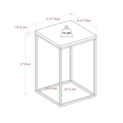 Owen Urban Open Box Frame Side Table Faux White Marble - Saracina Home -Living Room Furniture Store GUEST a6c6b240 e494 449b 94d6 29004ba6eb70